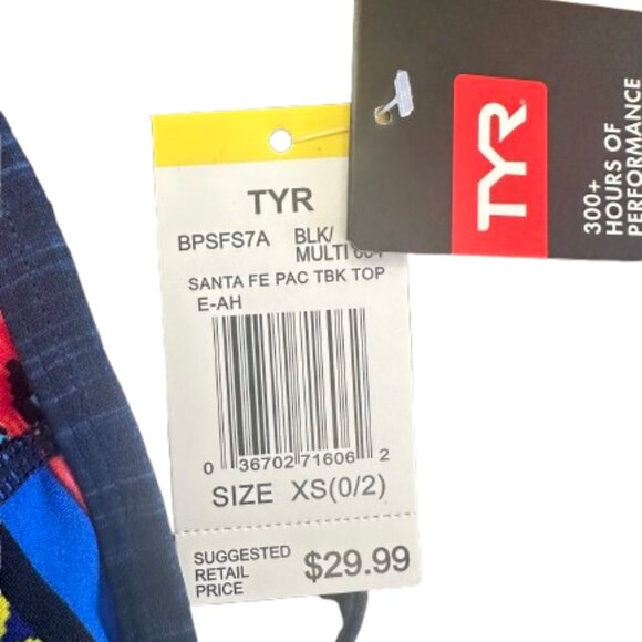 TYR Santa Fe Pacific Bikini Top, NWT, XS (0/2) - Picture 4 of 4